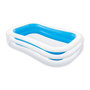 Voir la diapositive 3 : INTEX Piscine gonflable rectangulaire Family - Intex