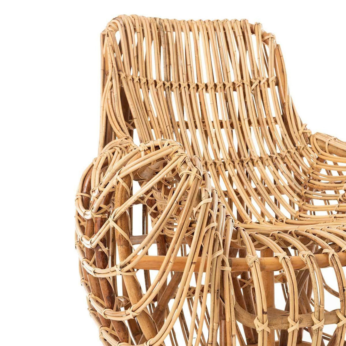 Paris Prix Fauteuil en Rotin Design  Ana  100cm Naturel