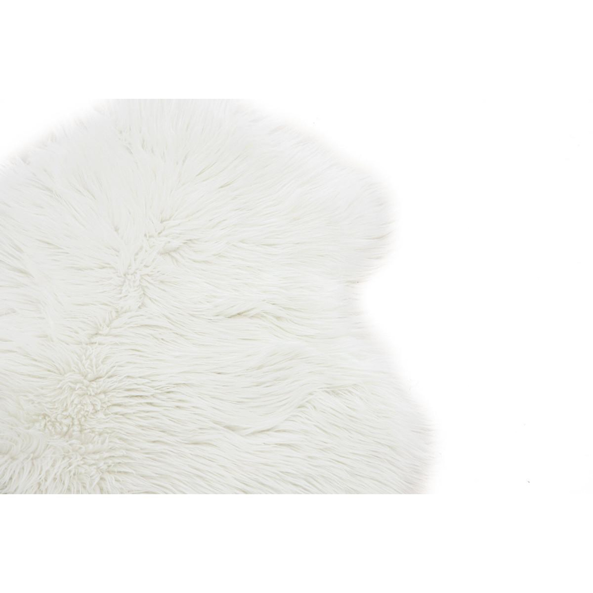 Voir la diapositive 2 : Paris Prix Tapis imitation fourrure  katy  60x90cm blanc