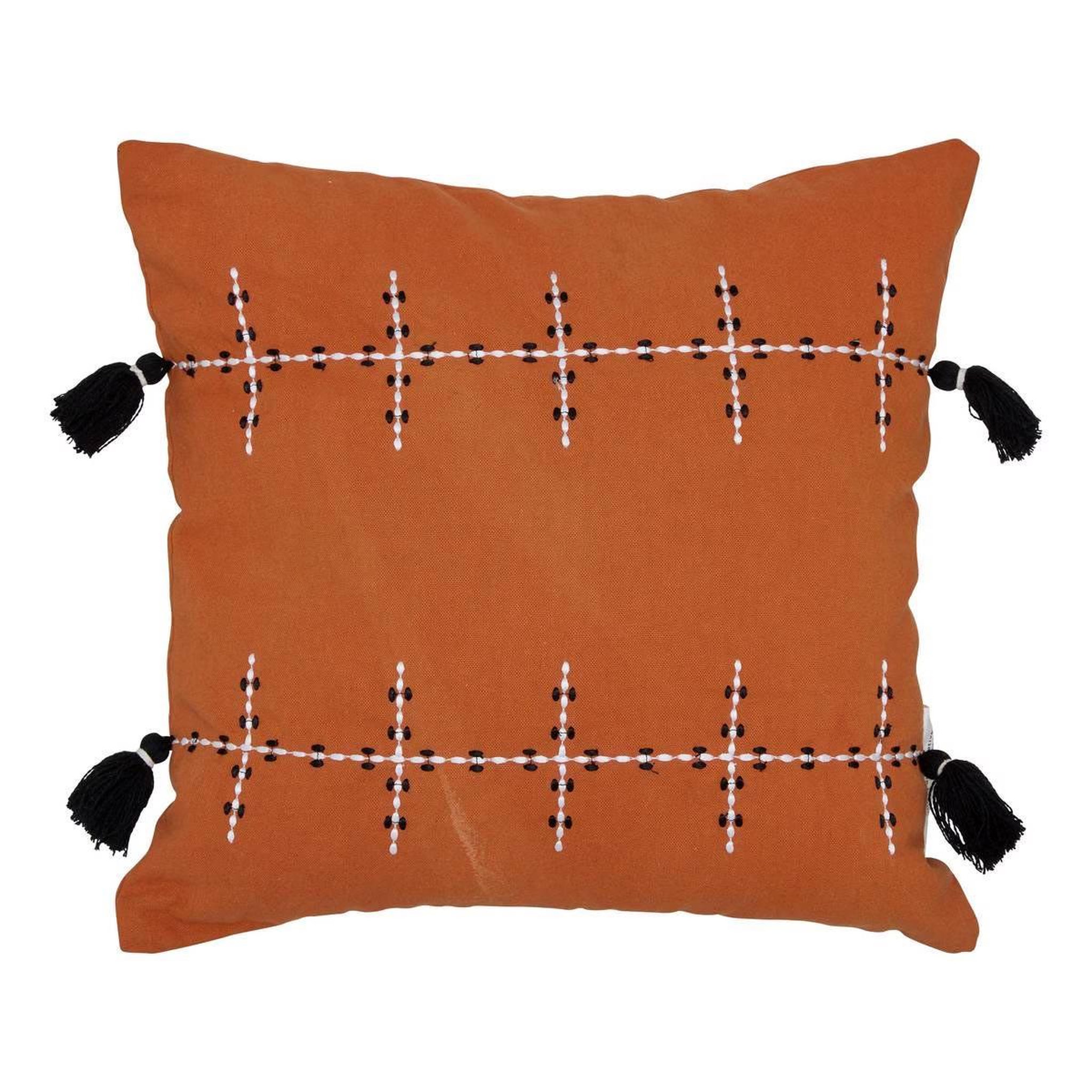 ATMOSPHERA Coussin déco  mira  40x40cm terracotta
