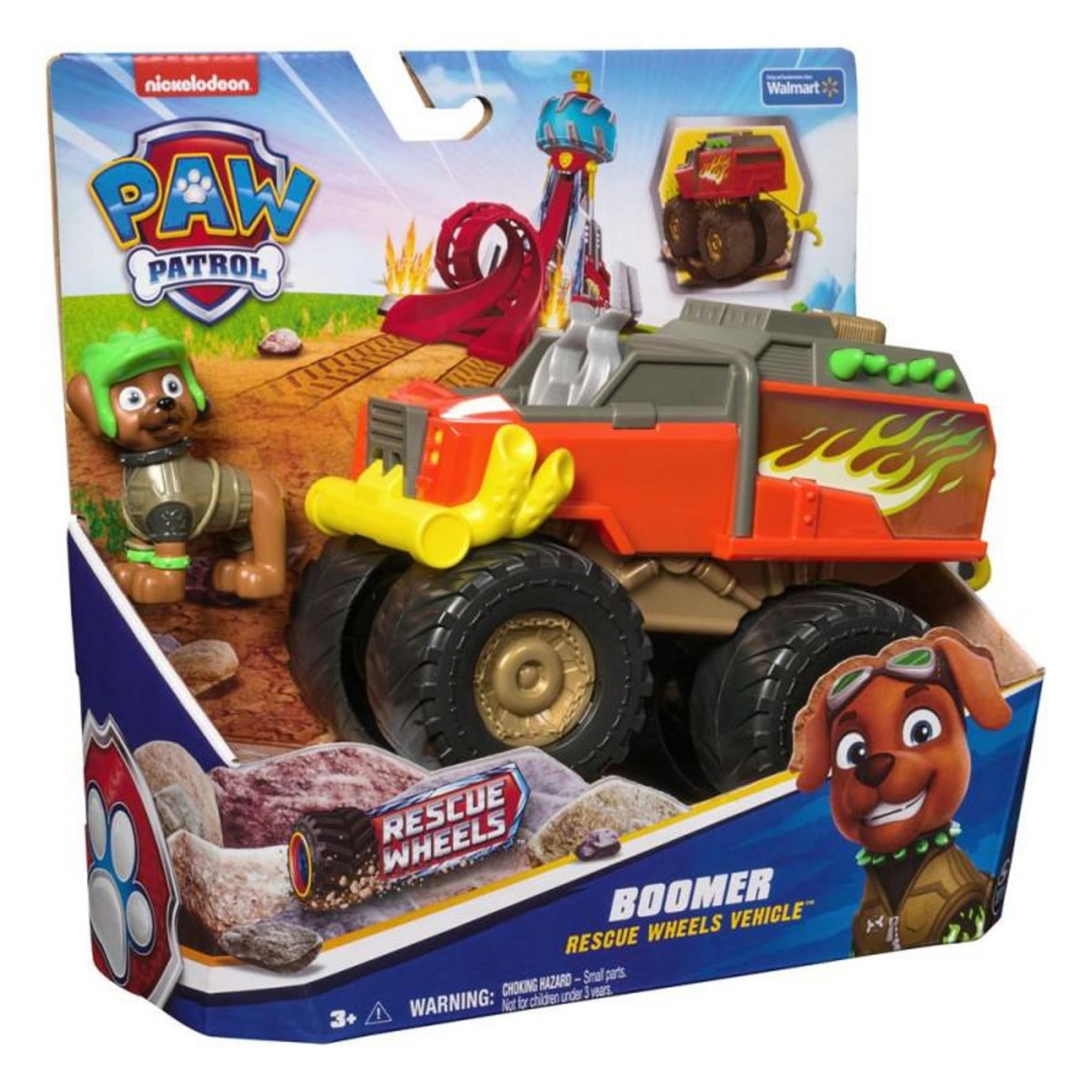 PAW PATROL Véhicule et Figurine Paw Patrol Pat'Patrouille Rescue Wheels Boomer