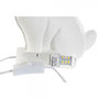 Voir la diapositive 2 : MARKET24 Lampe de bureau DKD Home Decor 25 x 10 x 19 cm Porcelaine Blanc 220 V 25 W