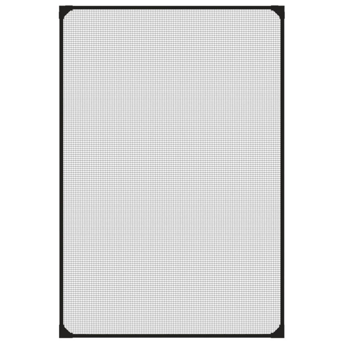 VIDAXL Moustiquaire magnetique pour fenetres anthracite 80x120 cm