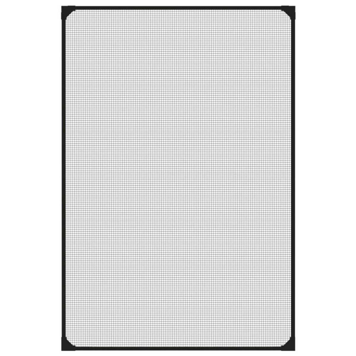 VIDAXL Moustiquaire magnetique pour fenetres anthracite 80x120 cm