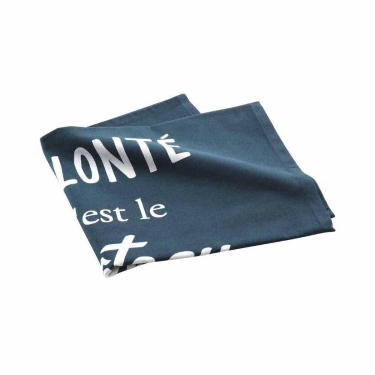Paris Prix Torchon de Cuisine  Gourmandise  50x70cm Marine