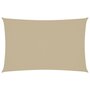 Voir la diapositive 2 : VIDAXL Voile de parasol tissu oxford rectangulaire 2x5 m beige