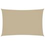 Voir la diapositive 2 : VIDAXL Voile de parasol tissu oxford rectangulaire 2x5 m beige