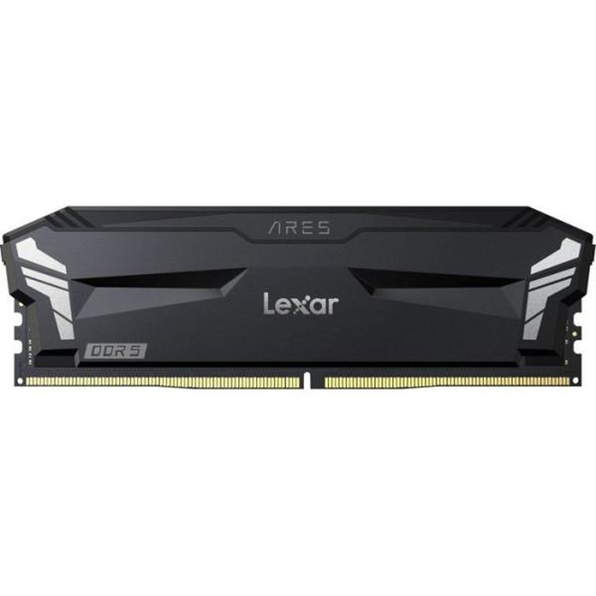 Lexar Barrette Mémoire - LEXAR Ares - DDR5 6000 - CL32 1.35 V - 32 Go (2x 16 Go) - Dissipateur thermique sans RGB - Noir