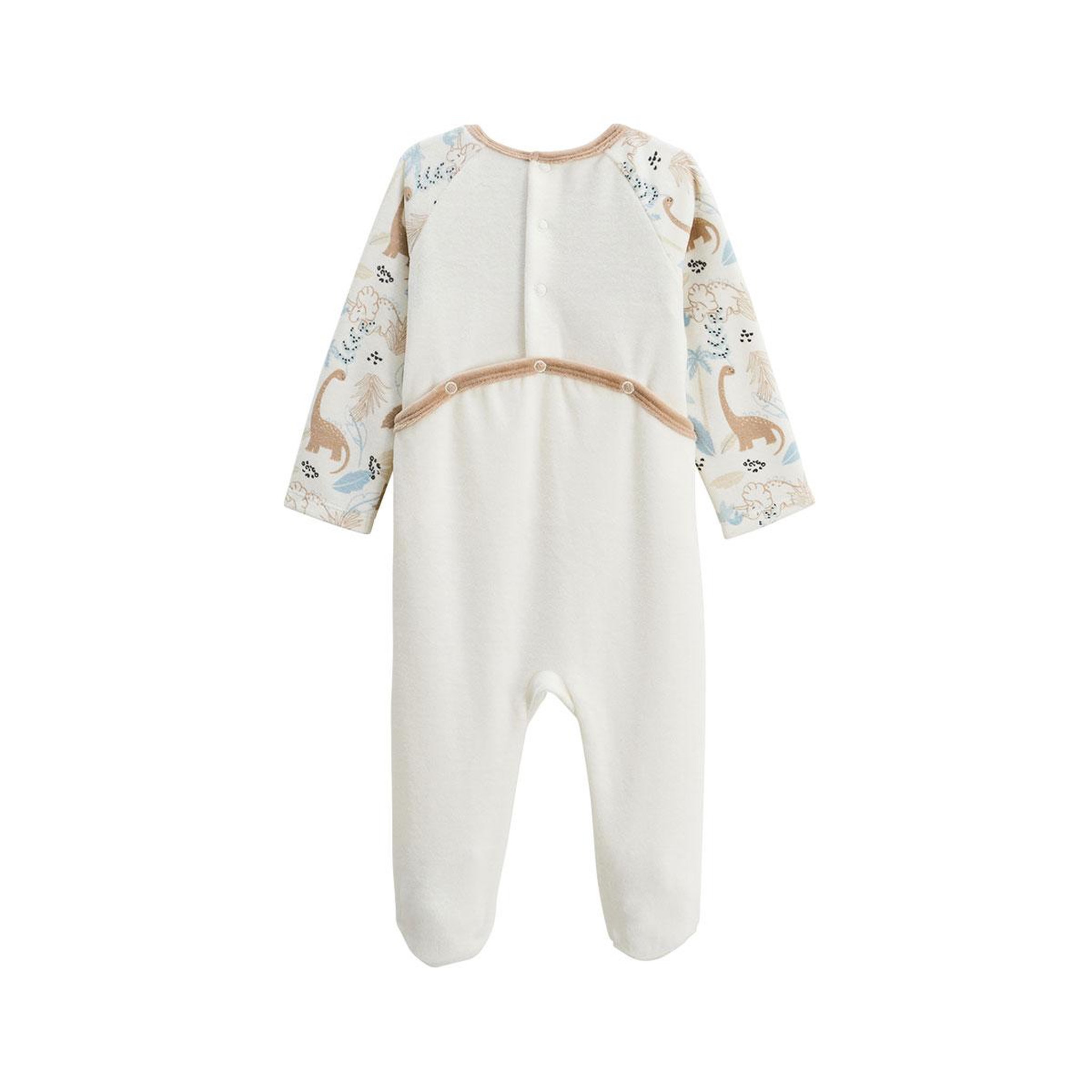 Voir la diapositive 2 : PETIT BEGUIN Pyjama bébé en velours nino