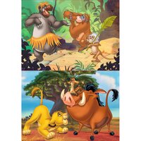 Nathan - Puzzle Enfant - Cadre 15 pièces - Simba et Nala - Disney