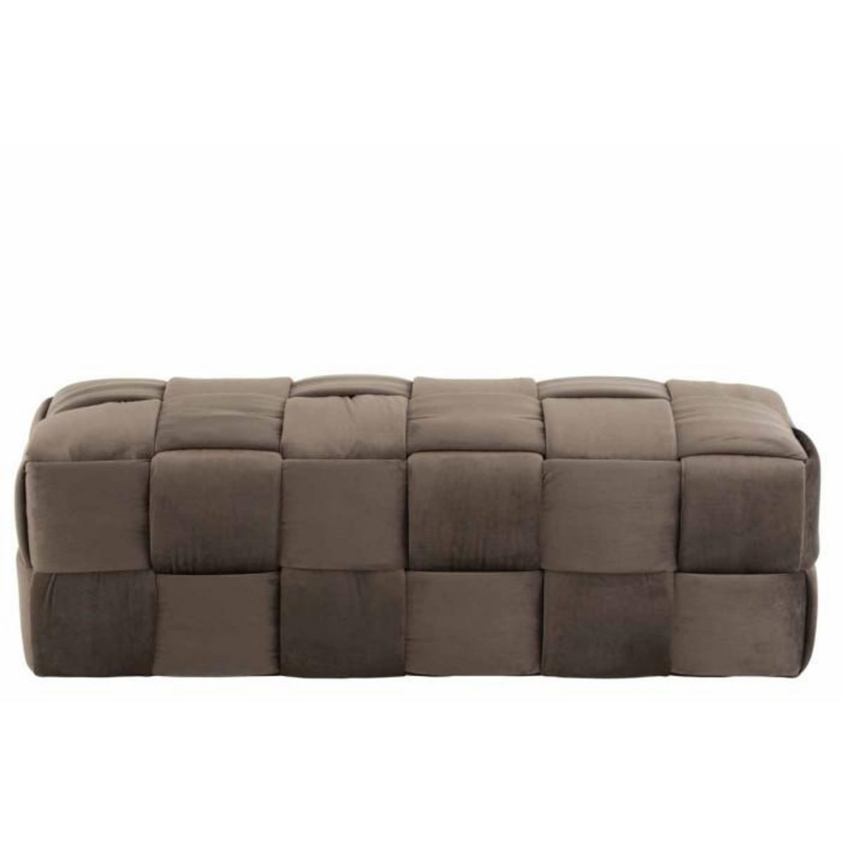 Paris Prix Pouf Design  3 Personnes  120cm Gris Foncé