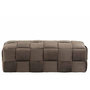 Voir la diapositive 2 : Paris Prix Pouf Design  3 Personnes  120cm Gris Foncé