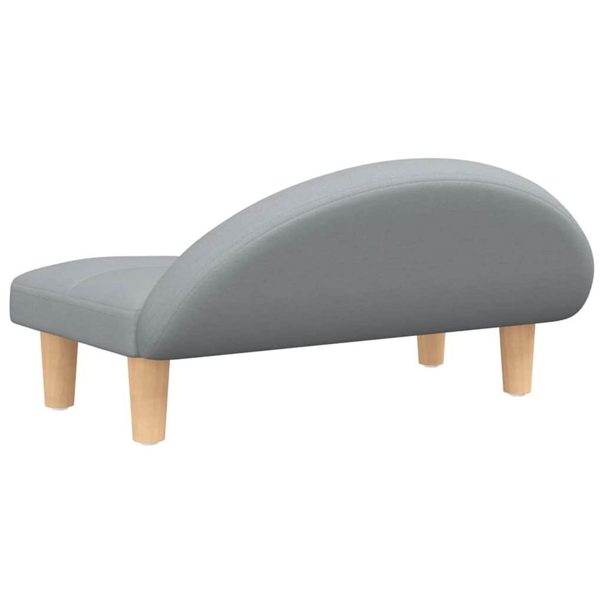 VIDAXL Lit pour chien gris clair 70x52x30 cm tissu