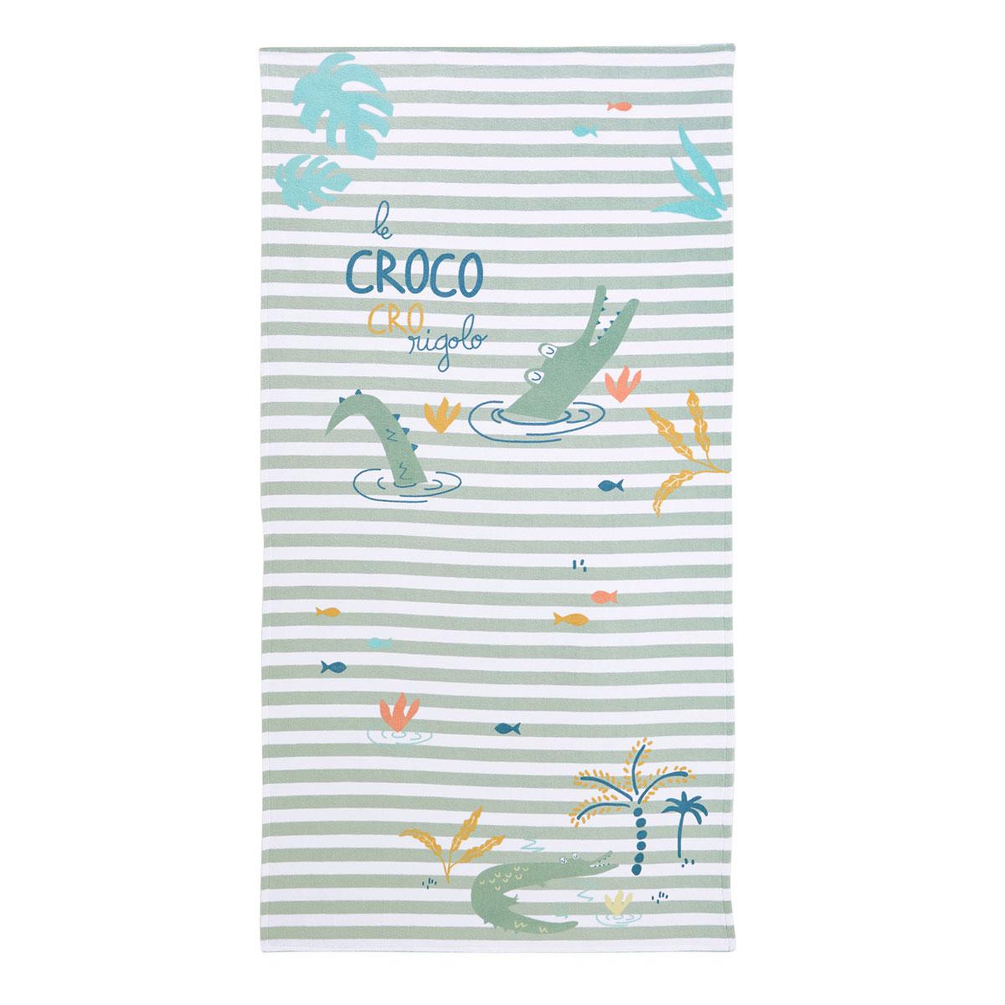 Voir la diapositive 1 : Petit BÃ©guin Serviette de bain bébé crocro rigolo