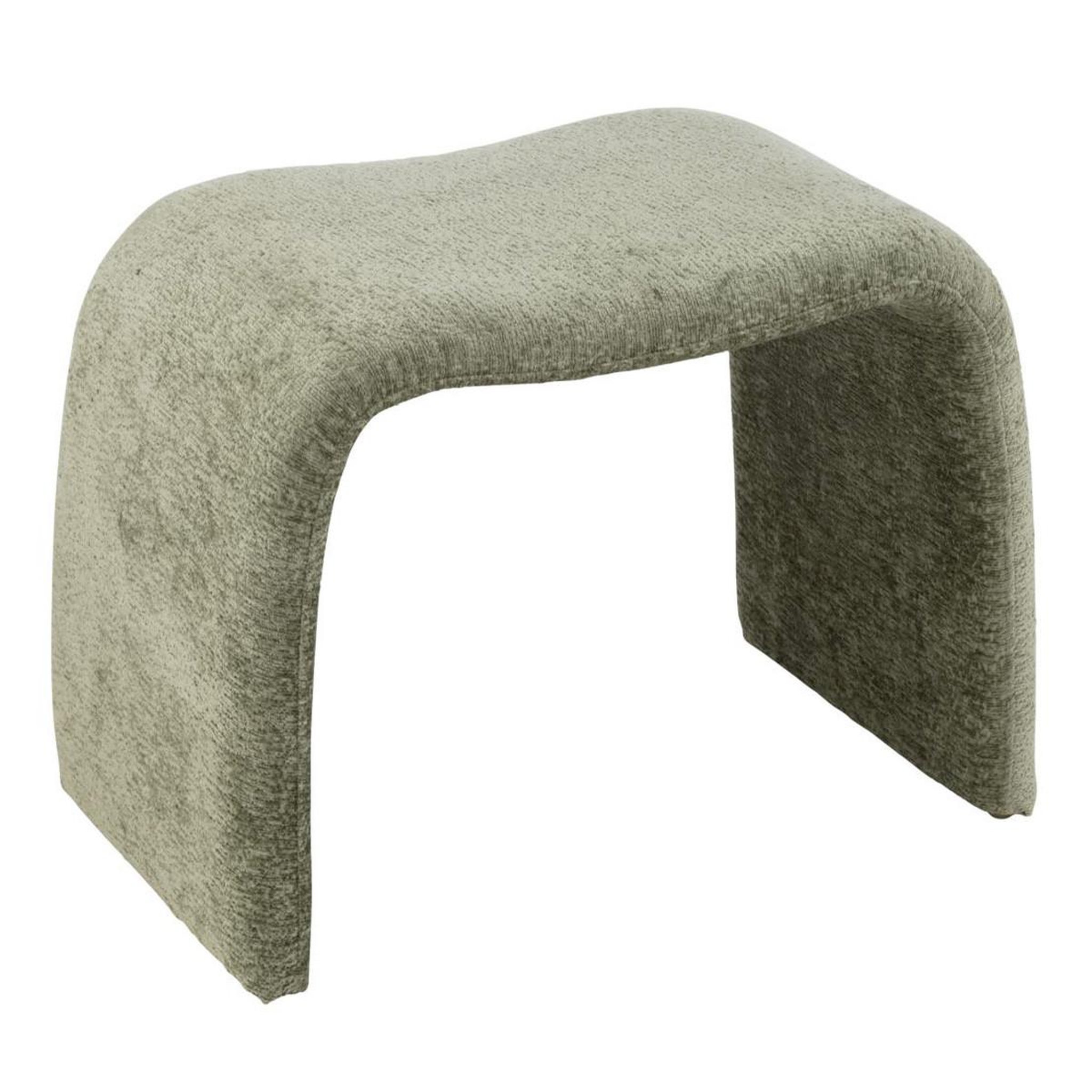 J-LINE Pouf design  anise  61cm vert menthe