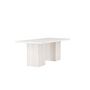 Voir la diapositive 3 : Paris Prix Table à Manger Blanc  Olga  200cm Blanc