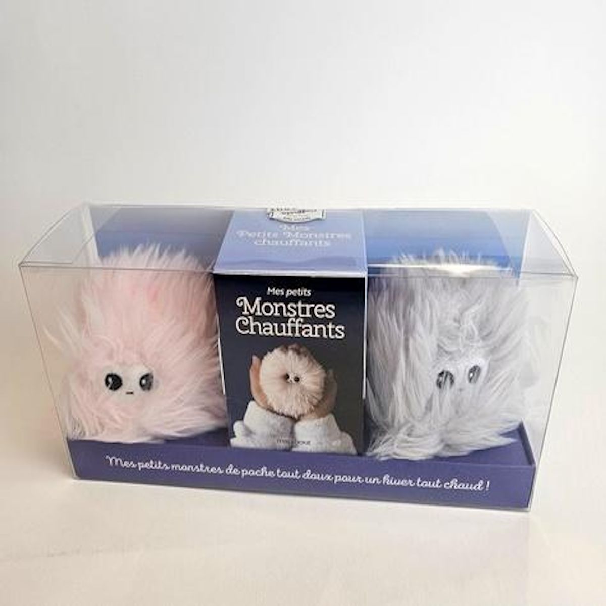 MES PETITS MONSTRES CHAUFFANTS. MES PETITS MONSTRES DE POCHE TOUT DOUX POUR UN HIVER TOUT CHAUD ! AVEC DEUX MINI-BOUILLOTTES ROSE ET BLEU, Marabout