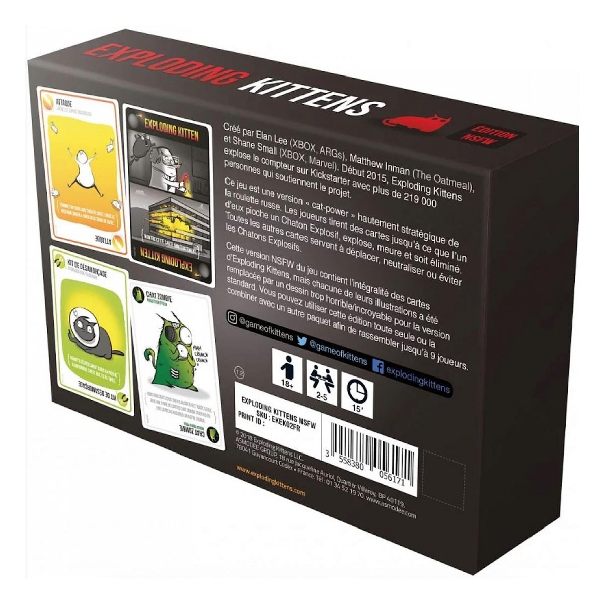 Asmodee Exploding Kittens NSFW Version