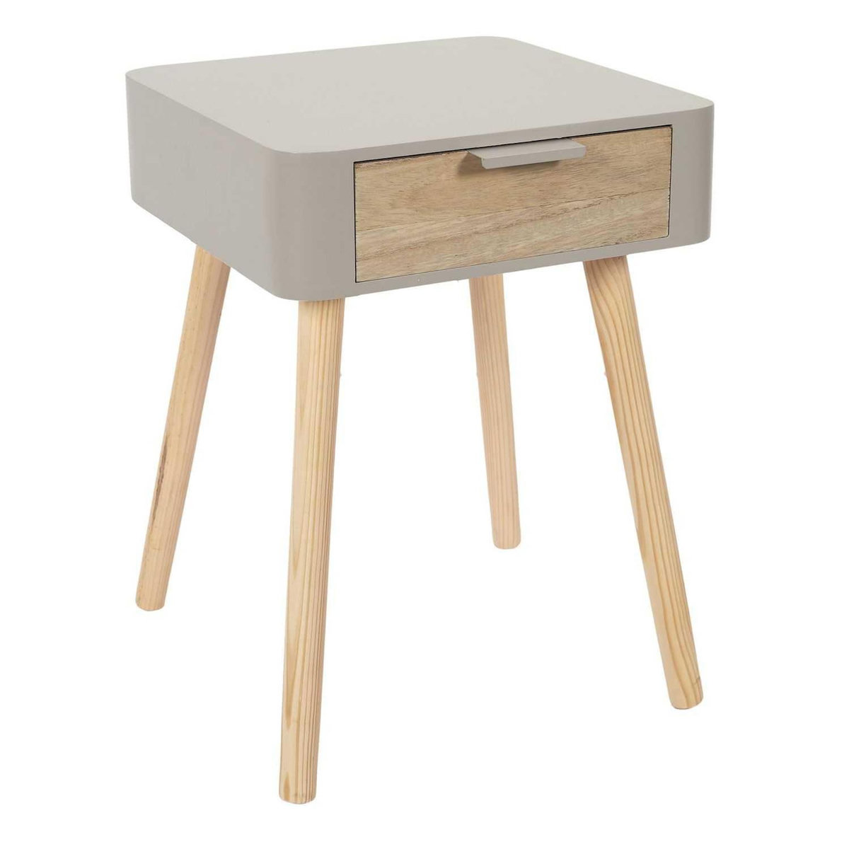 TOILINUX Table de chevet 1 tiroir en MDF