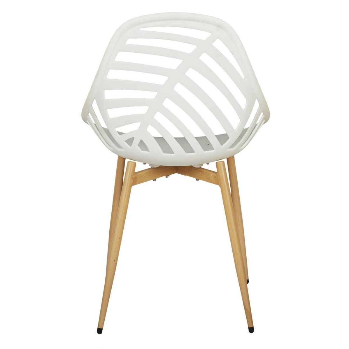 The Home Deco Factory Lot de 4 chaises ajourées ALAMEDA