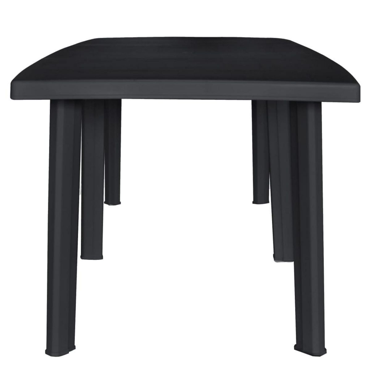 VIDAXL Table de jardin Anthracite 216x90x72 cm Plastique