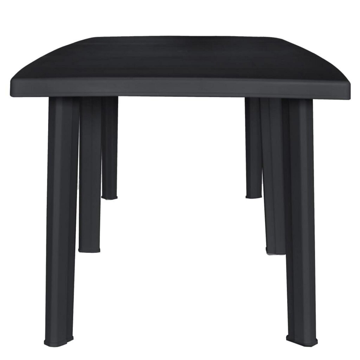 VIDAXL Table de jardin Anthracite 216x90x72 cm Plastique