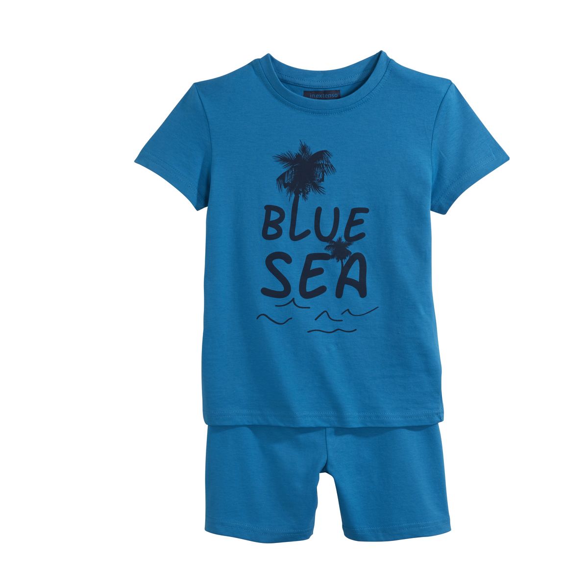 IN EXTENSO Pyjashort en jersey garçon