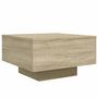 Voir la diapositive 2 : VIDAXL Table basse chene sonoma 55x55x31 cm bois d'ingenierie