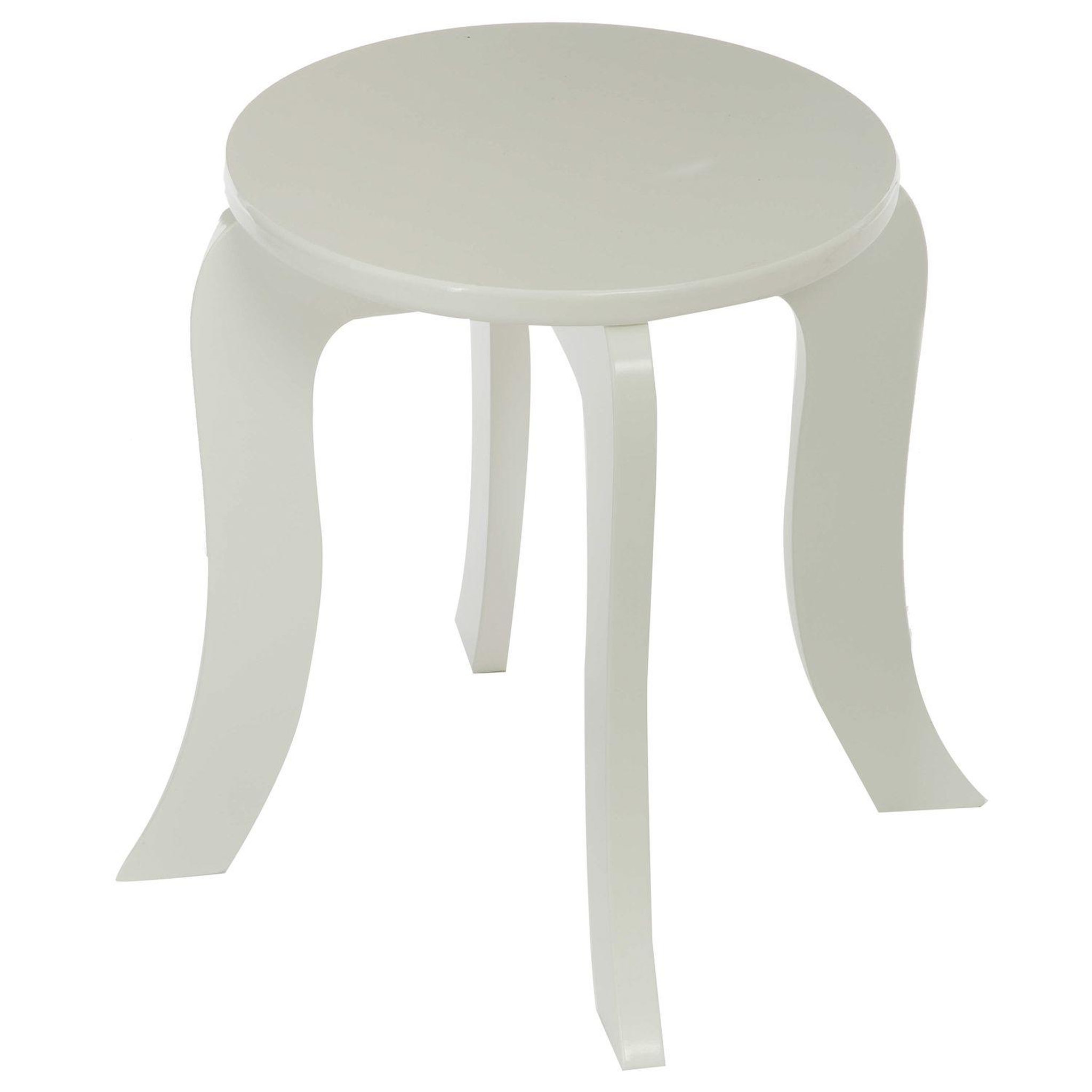 Voir la diapositive 3 : Atmosphera Kids Coiffeuse enfant avec tabouret demoiselle - blanc
