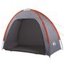 Voir la diapositive 2 : VIDAXL Tente de rangement gris et orange imperméable