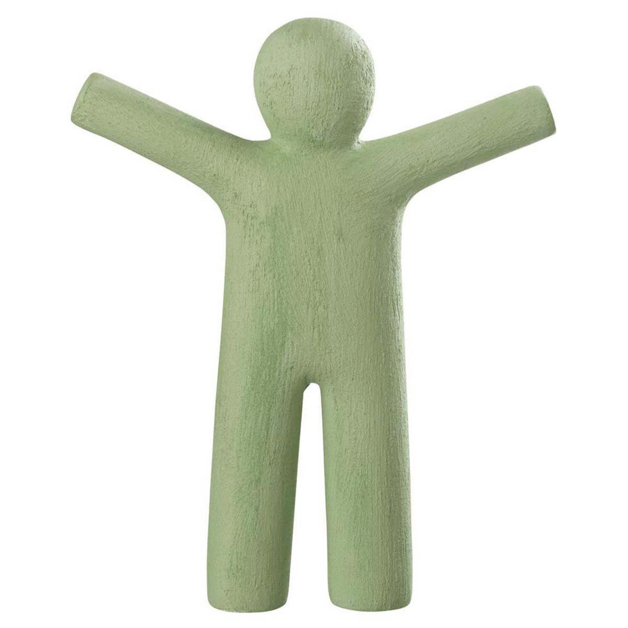 J-LINE Statuette déco  p'tit maurice rugueux  41cm vert