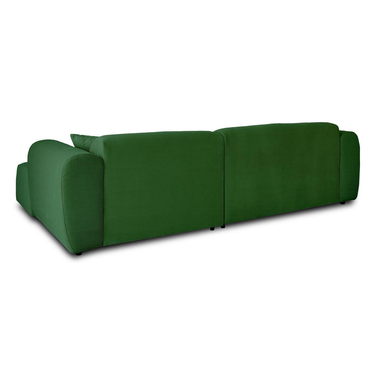 LISA DESIGN Aumance - canapé d'angle droit 4 places - en velours côtelé