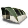 Voir la diapositive 2 : VIDAXL Tente de camping tunnel 5 personnes vert impermeable