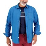 TBS Chemise  Homme TBS BRODYCHE14442. Coloris disponibles : Bleu