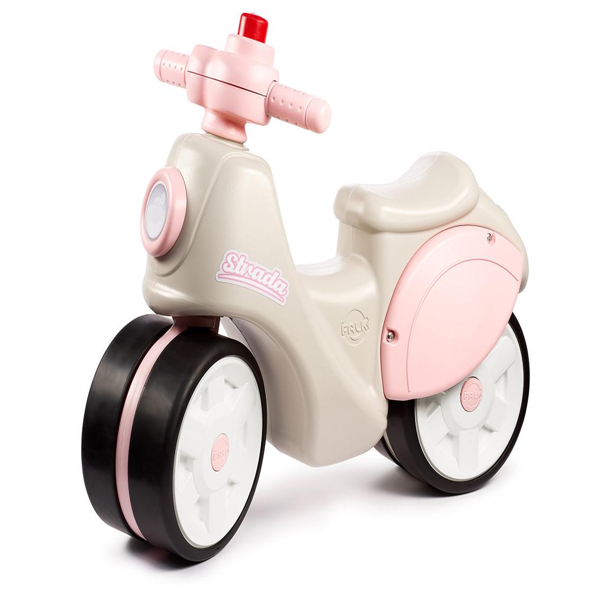 FALK Porteur enfant Scooter Strada Crème et Rose 1 à 3 ans - Falk