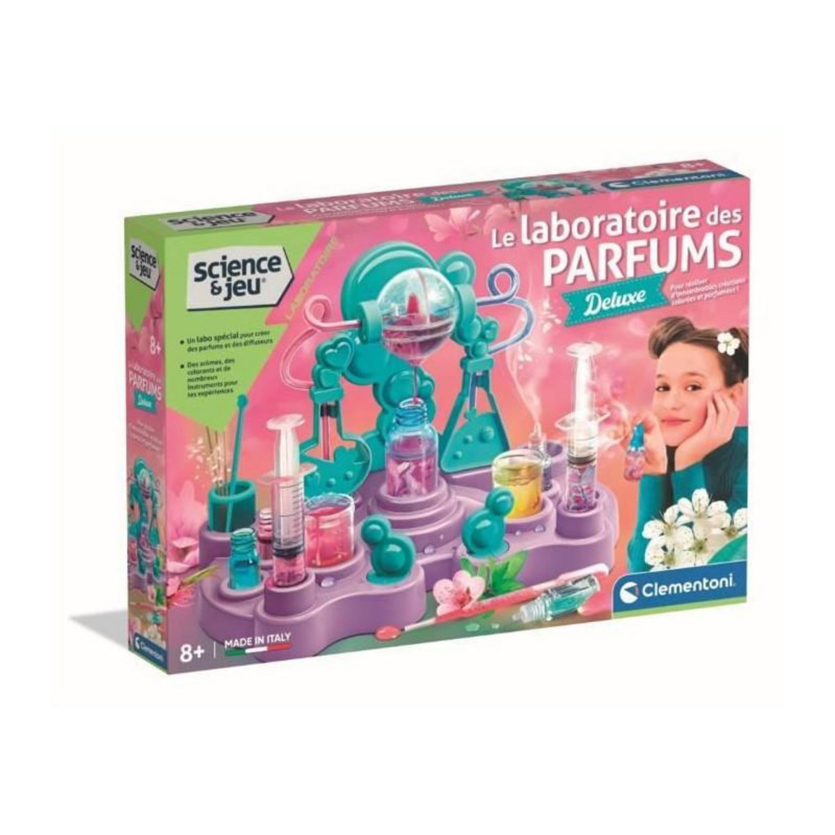 CLEMENTONI CLEMENTONI - Mon laboratoire de cosmétique Deluxe - Créer son parfum, sa creme et autres - Des 8 ans