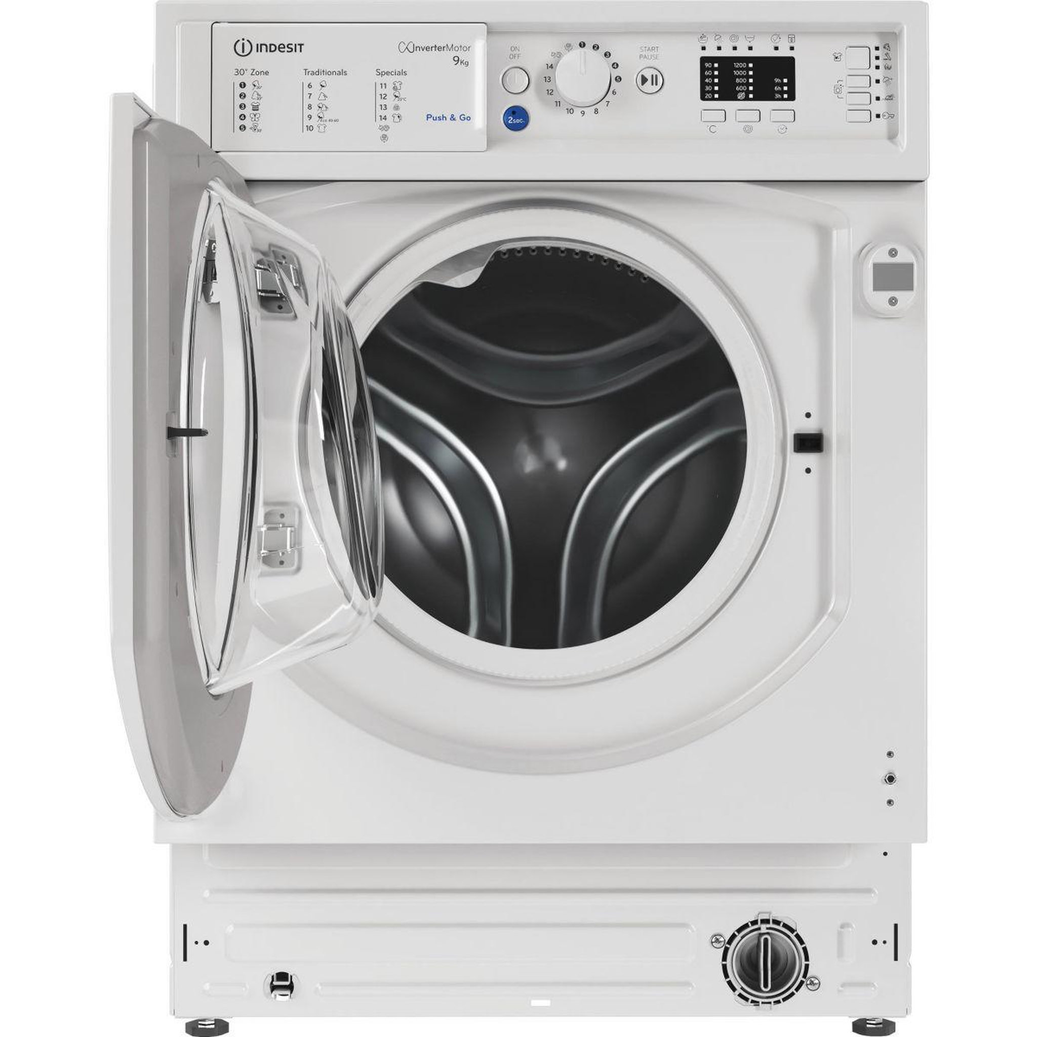 Voir la diapositive 3 : Indesit Lave linge hublot encastrable biwmil9146fr