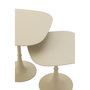 Voir la diapositive 2 : Paris Prix Lot de 2 Tables d'Appoint de Jardin  Erika  49cm Ivoire