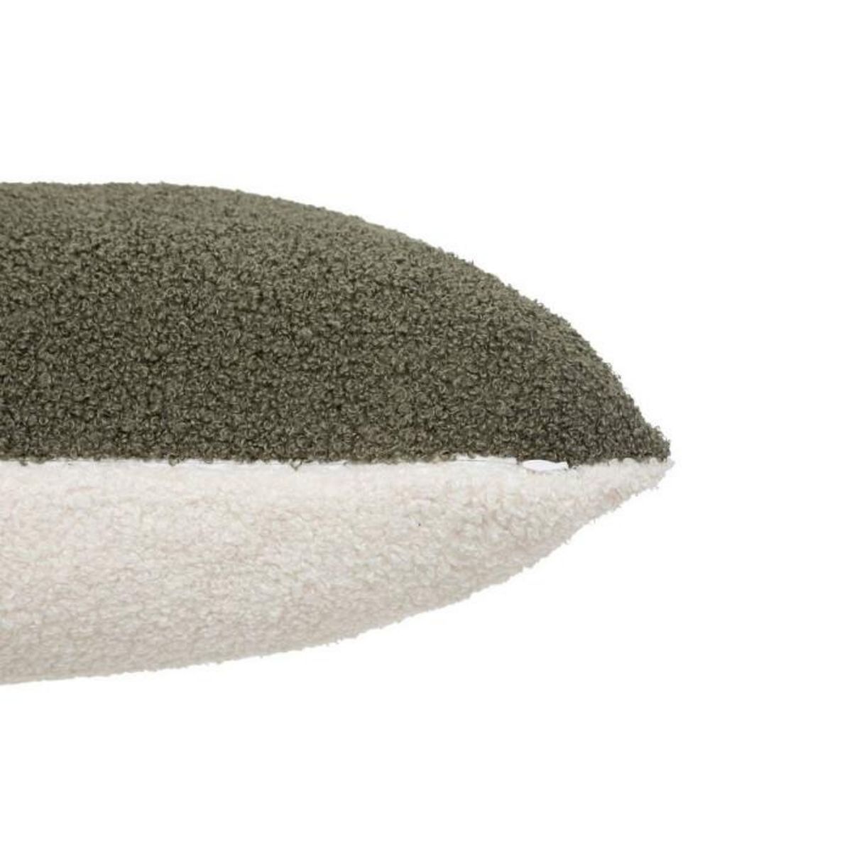 ATMOSPHERA Coussin Bouclette  Jaiko  40x40cm Kaki