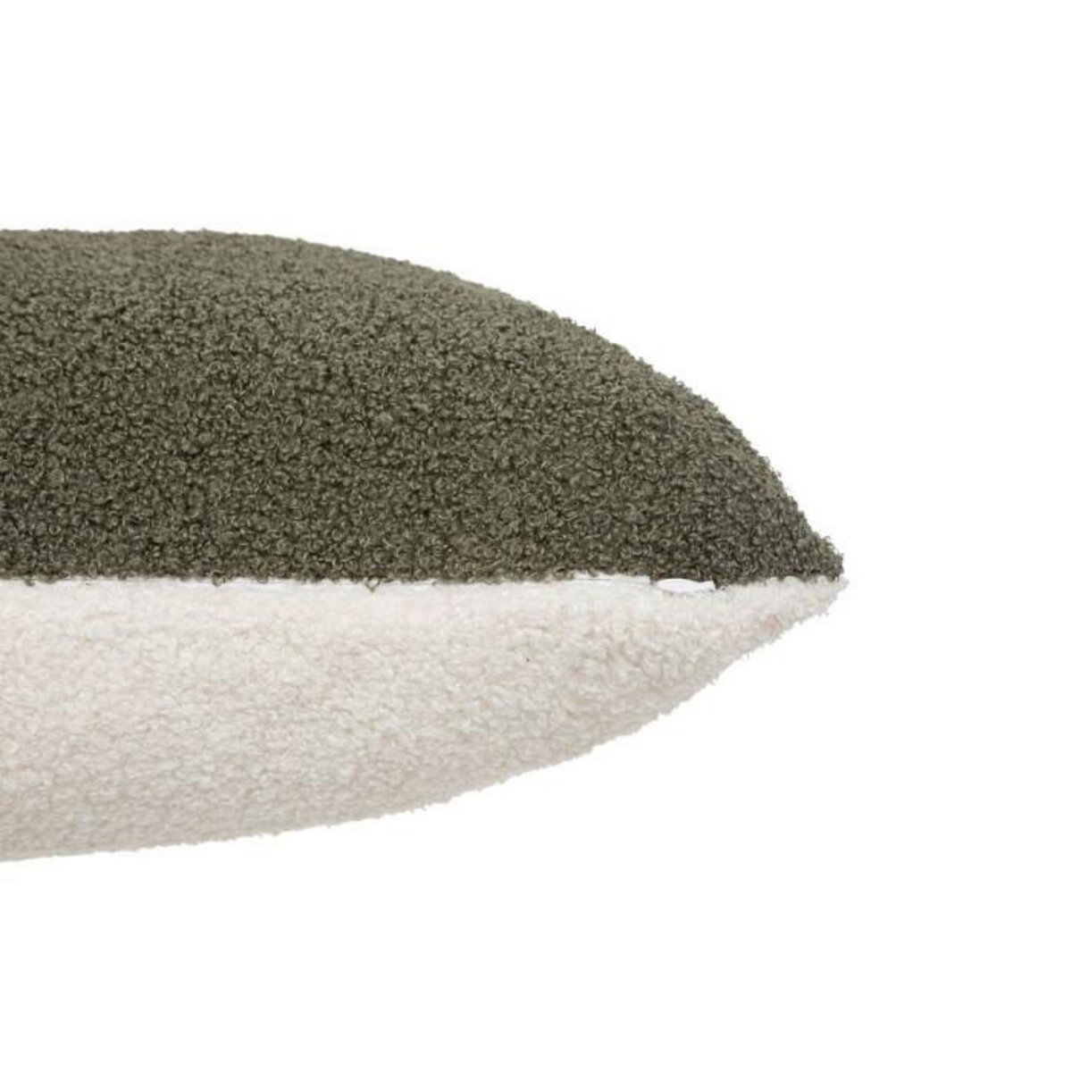ATMOSPHERA Coussin Bouclette  Jaiko  40x40cm Kaki