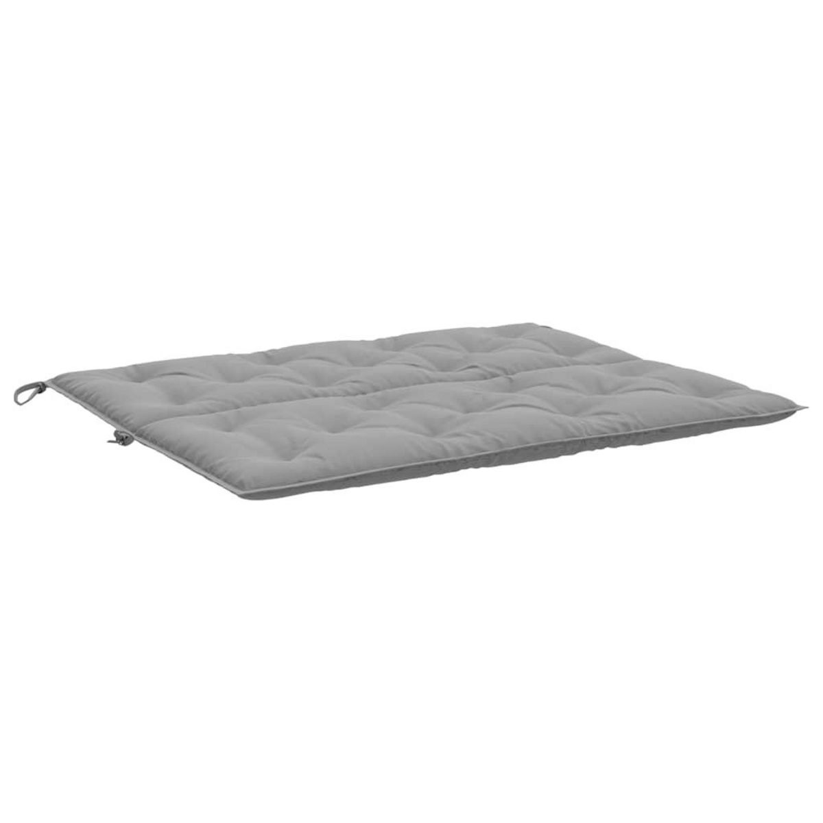 VIDAXL Coussin de banc de jardin gris 120x(50+50)x7 cm tissu oxford