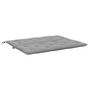 Voir la diapositive 5 : VIDAXL Coussin de banc de jardin gris 120x(50+50)x7 cm tissu oxford