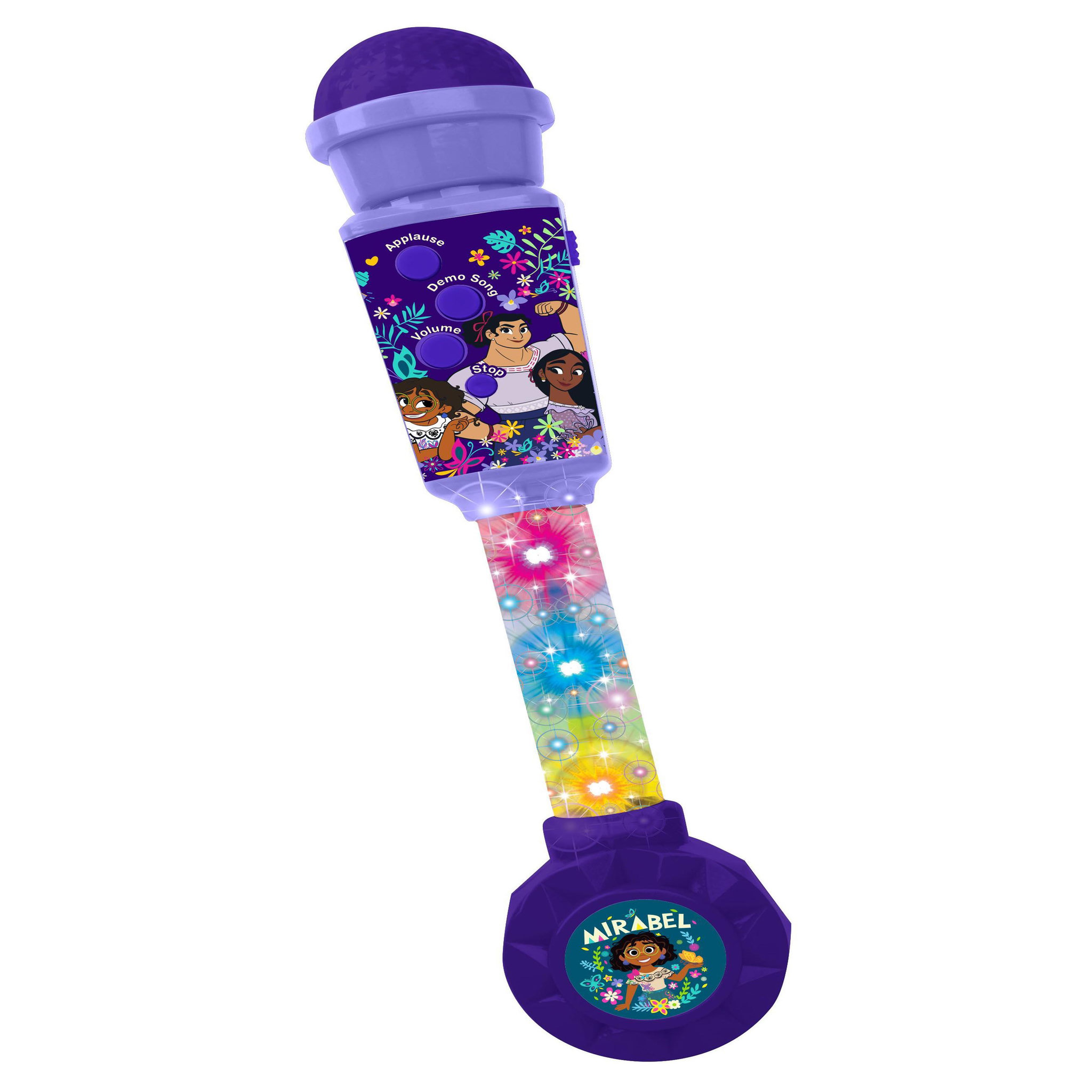 Lexibook Microphone Encanto avec tube lumineux et enceinte