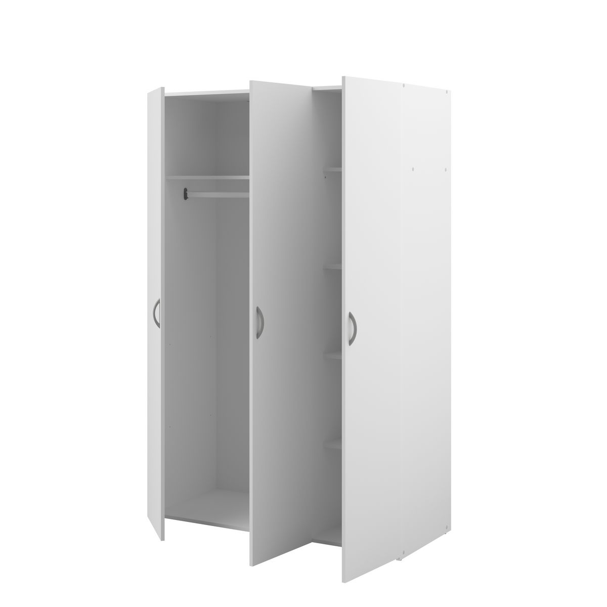 Armoire 3 portes L120cm DAISY