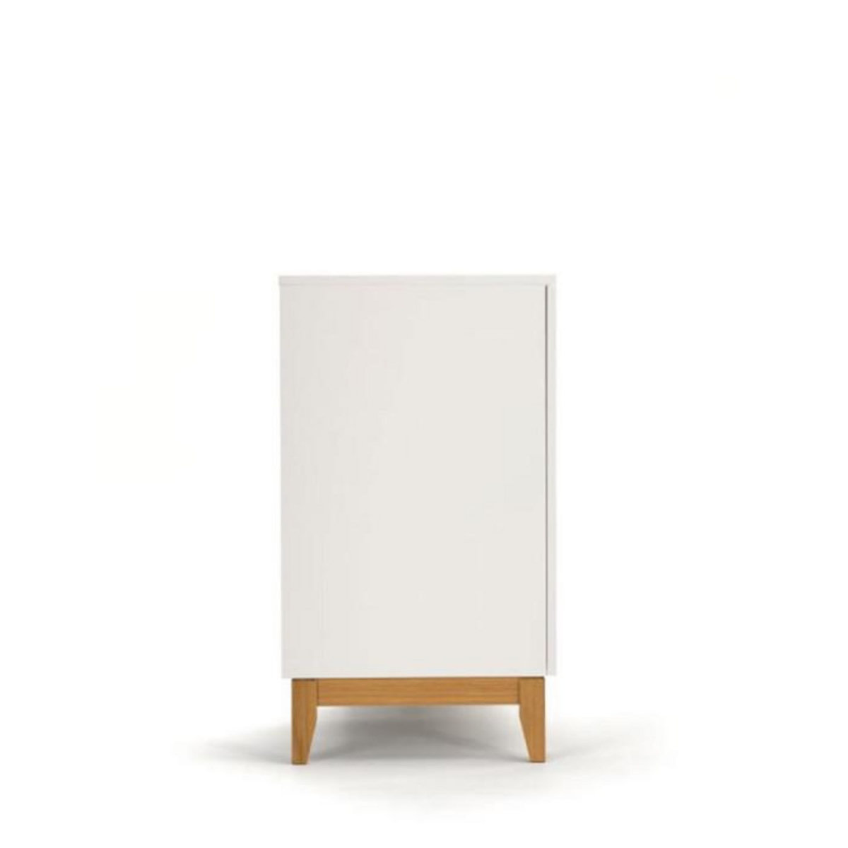 Paris Prix Buffet 2 Portes  Blanco  120cm Blanc & Chêne