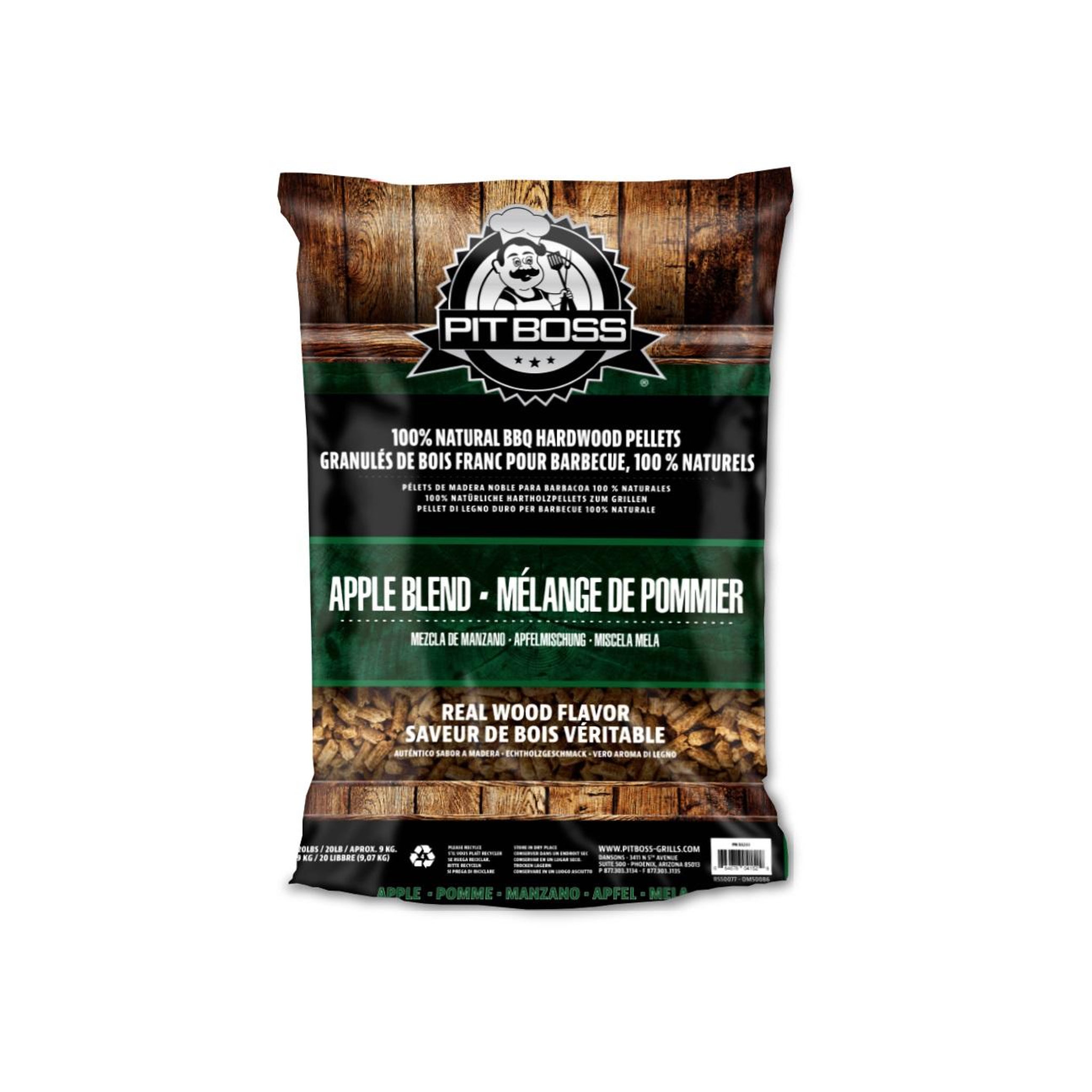 Voir la diapositive 2 : PIT BOSS Lot de 3 sacs de pellets pour barbecue - 27 kg