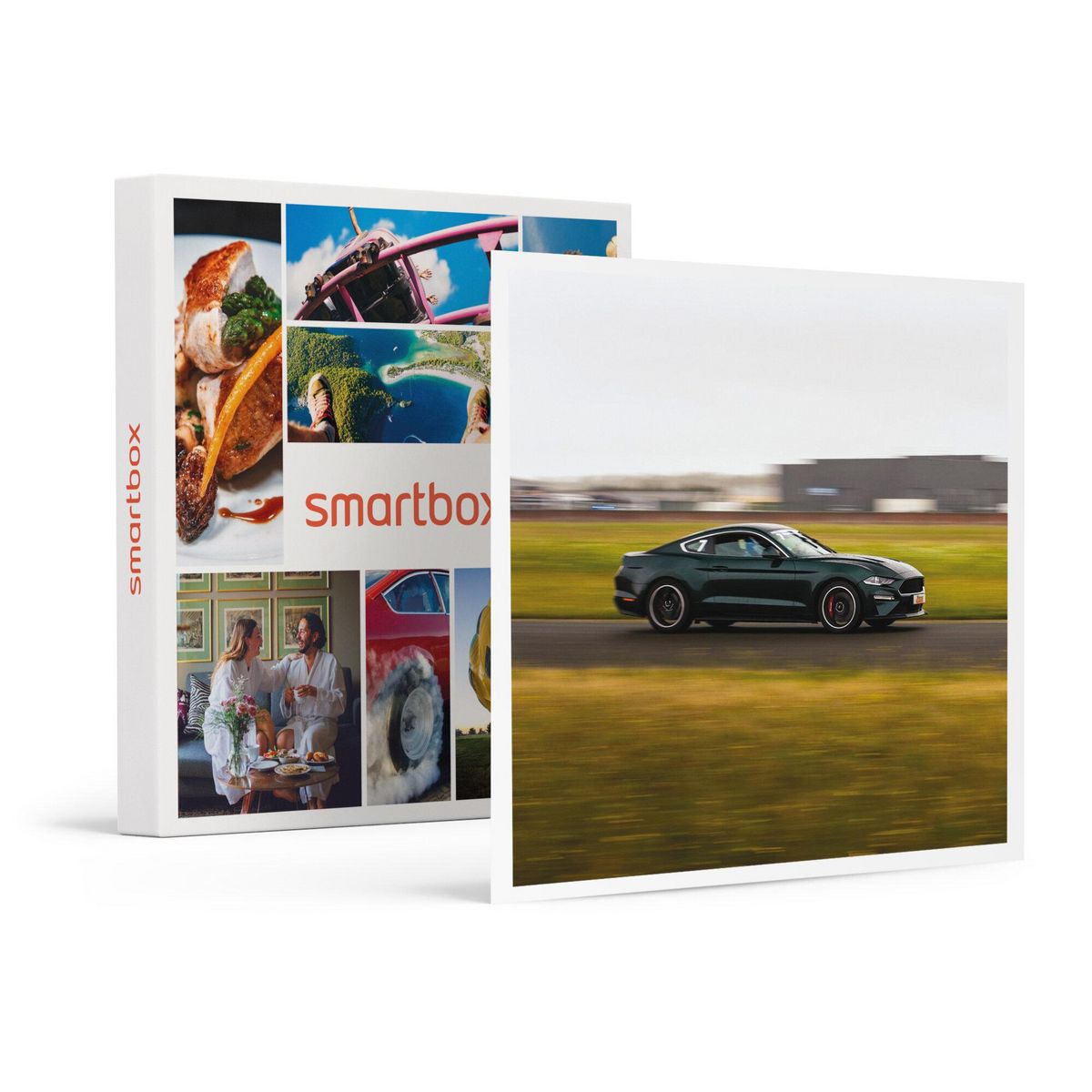 Smartbox Stage de pilotage : 2 tours sur le circuit du Bourbonnais en Ford Mustang Bullit - Coffret Cadeau Sport & Aventure