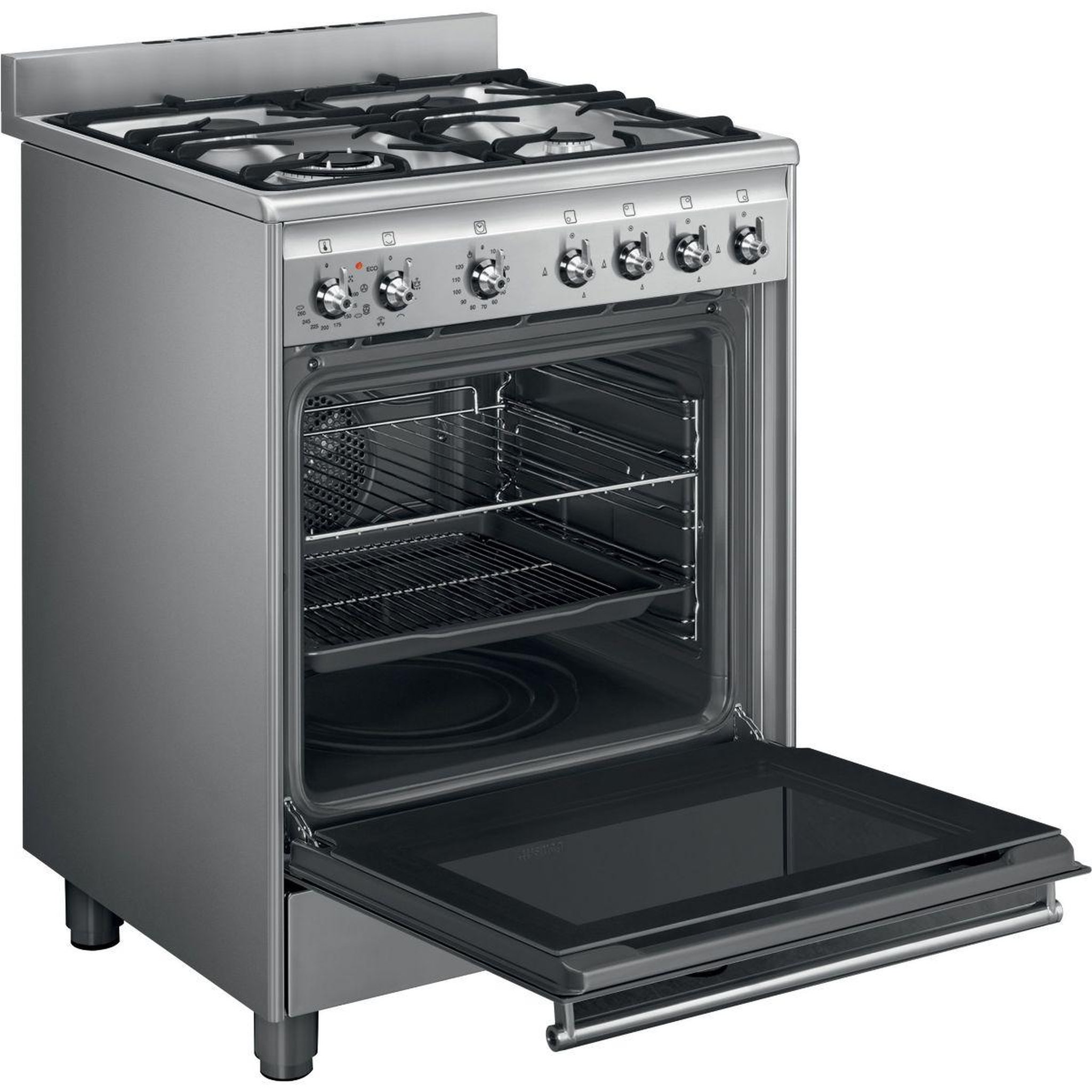 Voir la diapositive 4 : SMEG Cuisinière gaz sx61gm