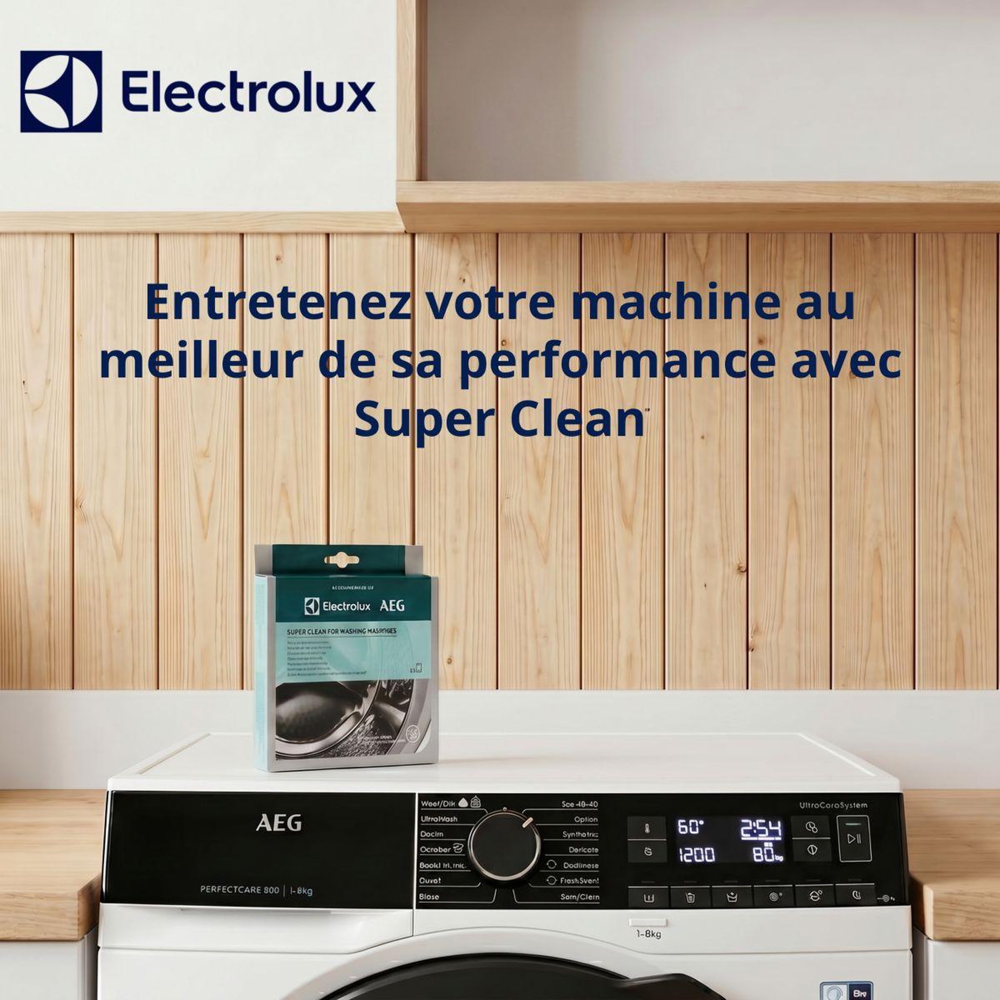 Voir la diapositive 2 : ELECTROLUX Nettoyant super clean pour lave-linge & lave-vaiss