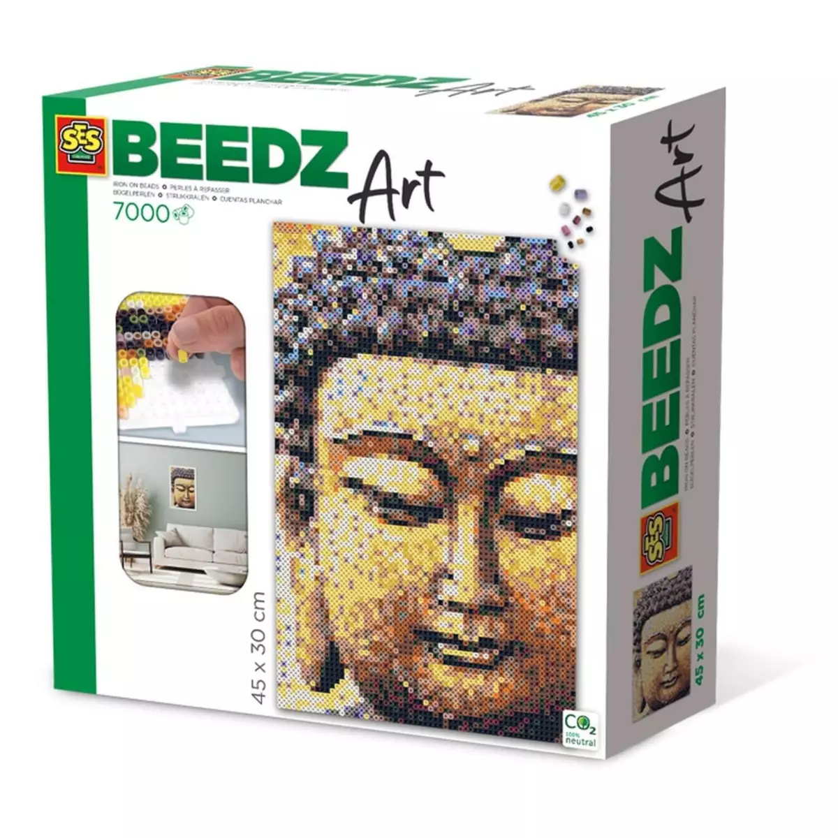 SES Creative Perles à repasser : Beedz Art - Bouddha